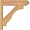 Ekena Millwork Balboa Smooth Arts and Crafts Outlooker, Western Red Cedar, 5 1/2"W x 20"D x 20"H OUT06X20X20BOA03SWR - alternate 3